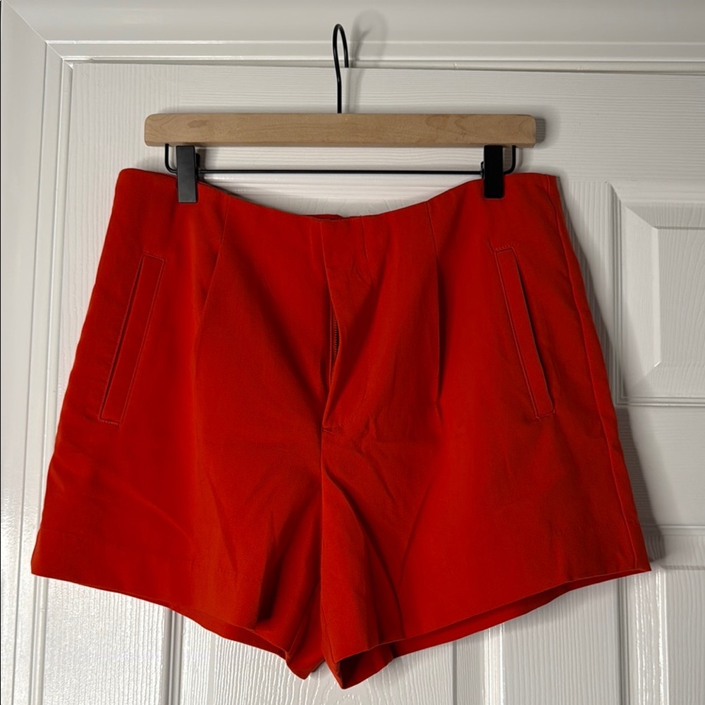A New Day Red High Waist Shorts